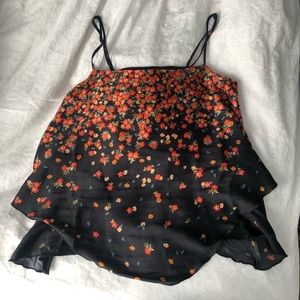 Free People Floral Cami Top